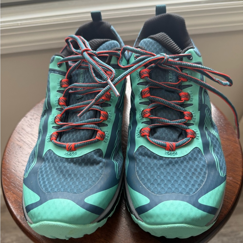 Merrell Women's Athletic Shoes in Teal and Red